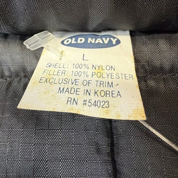 Vintage Old Navy Reversible Blue to Black 1/4 Zip Ski Snow Jacket Size Large - Picture 5 of 13